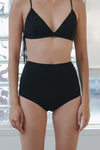 BASERANGE High Waist Flared Briefs Portugal BAS-UNHW-BL-000-HEI Black